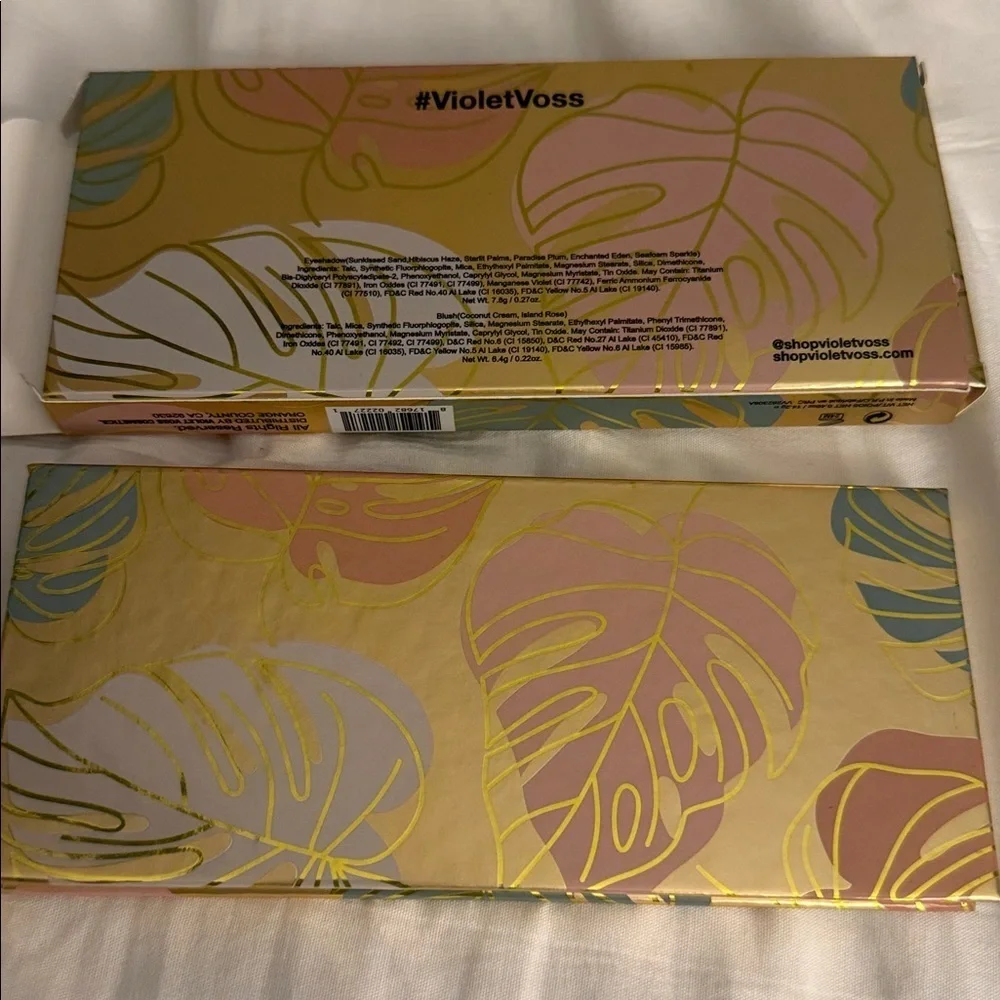 Violet Voss pretty in paradise all in one face & eyeshadow palette new in box